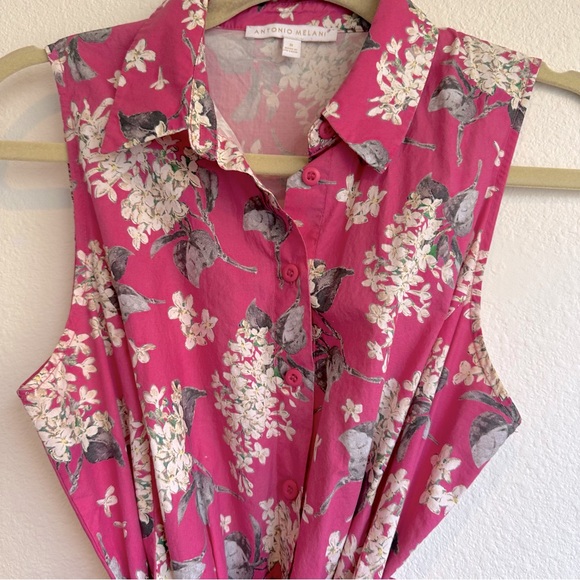 Antonio Melani Floral Pink Dress, 8 - Picture 4 of 5